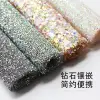 This is a popular foreign trade nail salon special table mat, a dazzling tablecloth mat, a store background cloth with crystal and diamond inlays, and it looks great for whitening photos details Picture